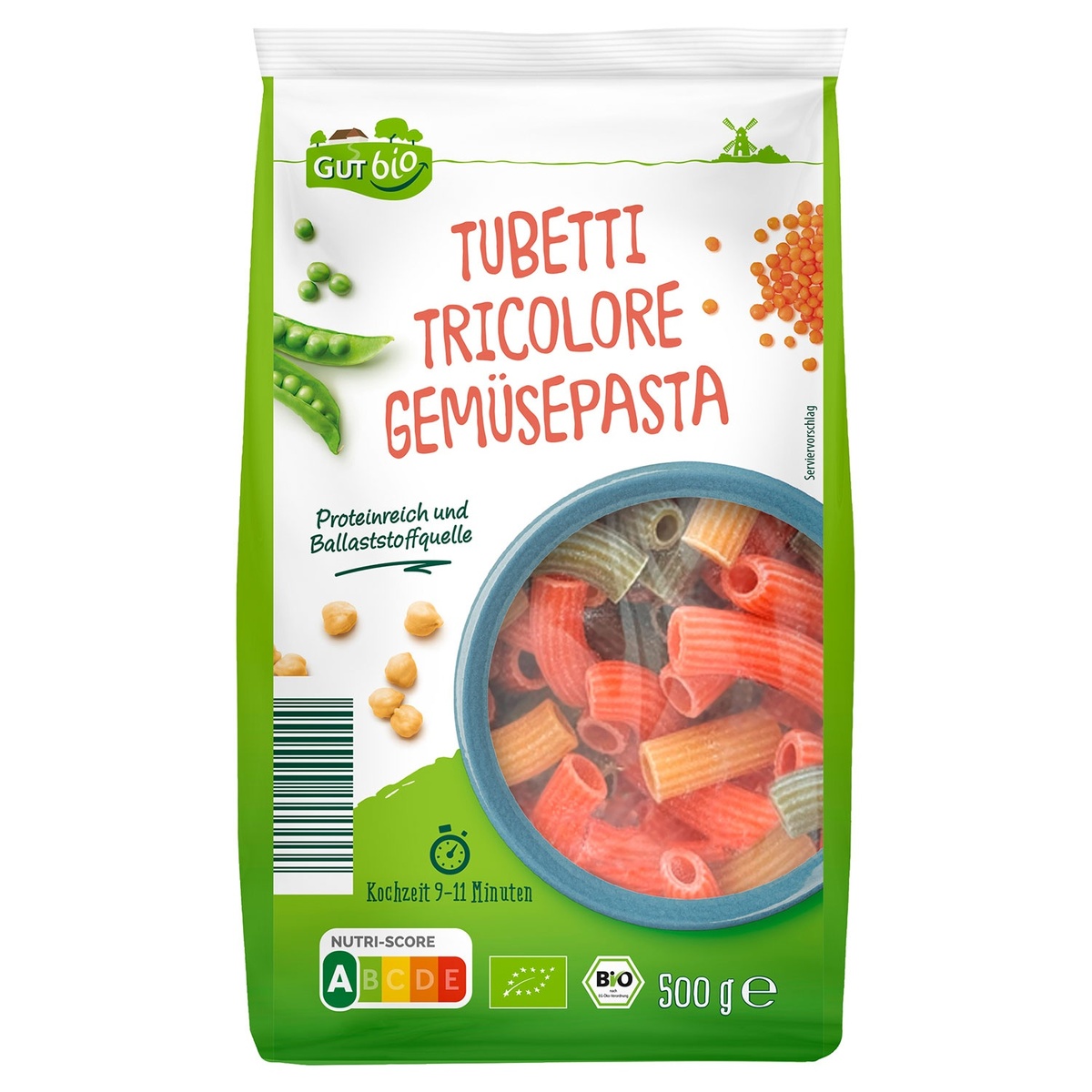 Bild 1 von GUT BIO Bio-Gemüsepasta 500 g