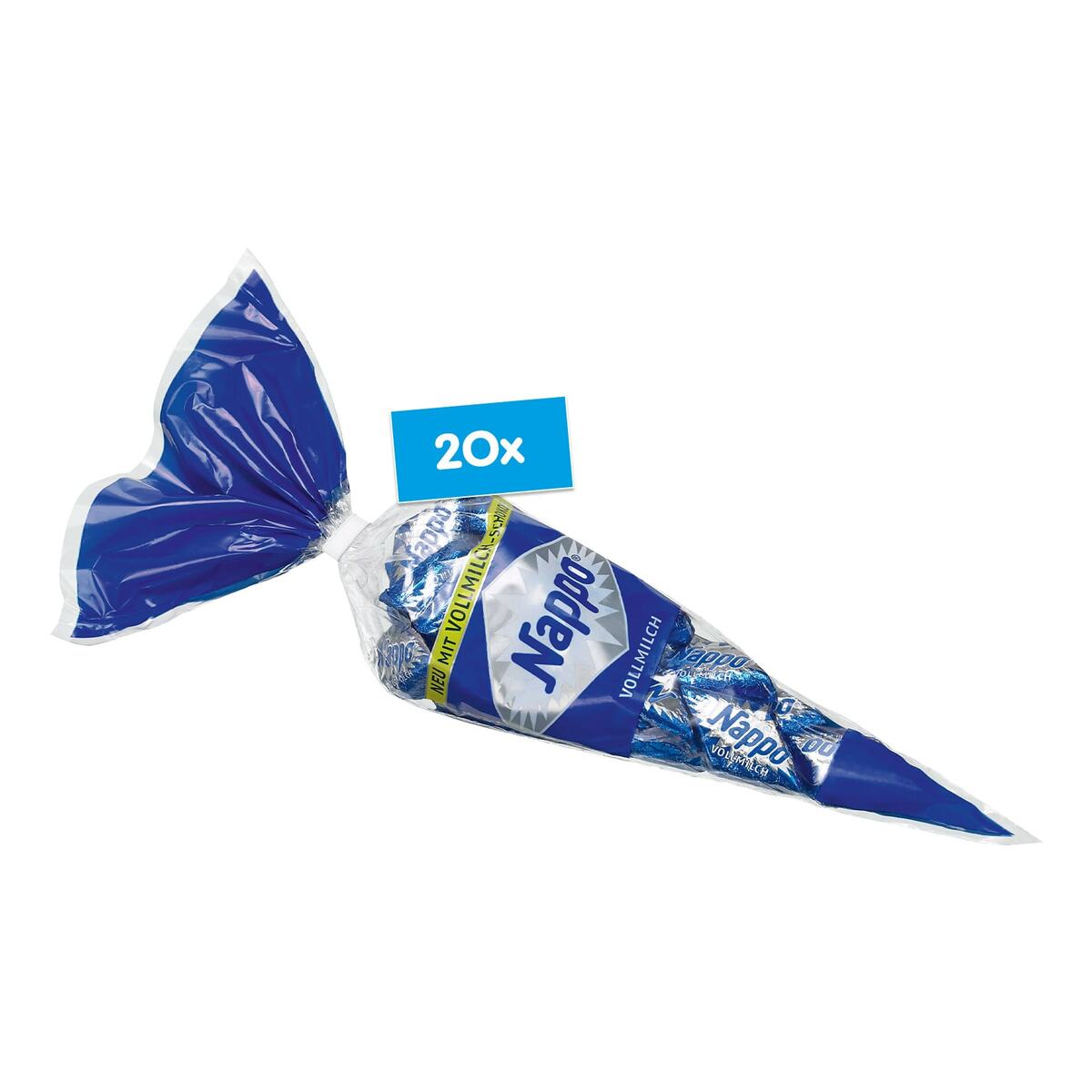 Bild 1 von Wawi Nappo Vollmilch Spitztüte 150 g, 20er Pack