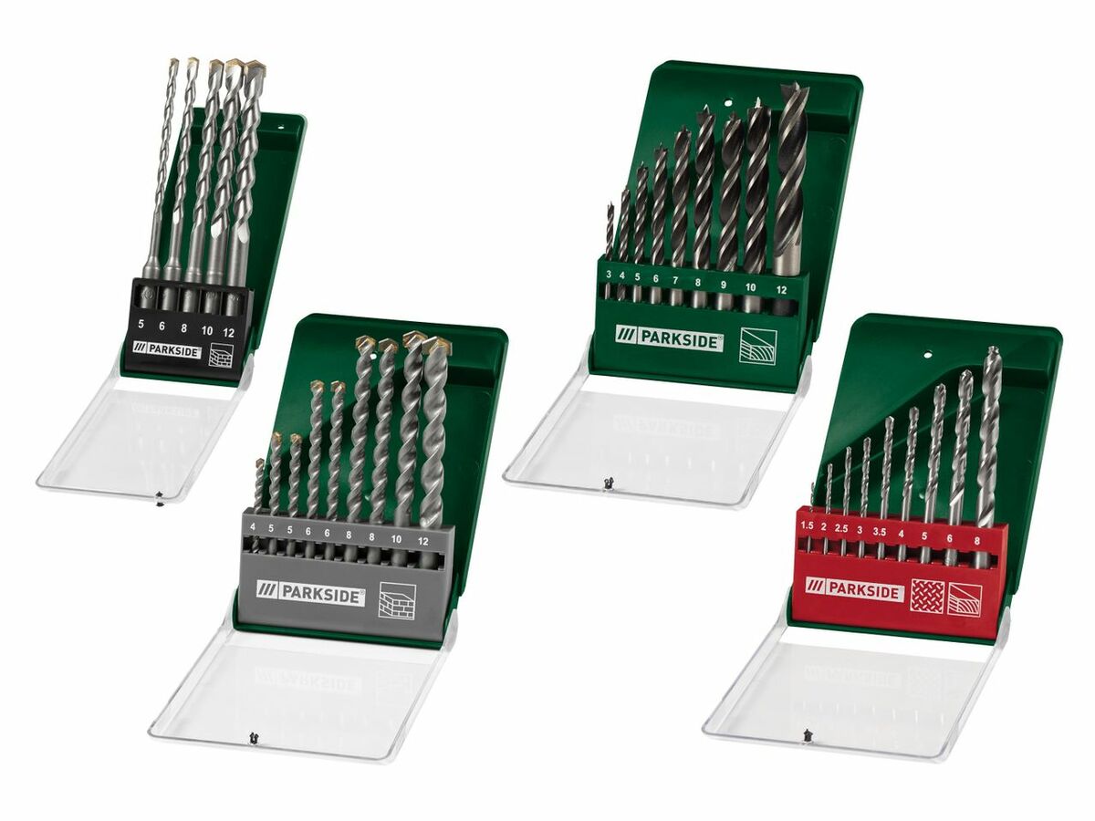 Bild 1 von PARKSIDE® Holzbohrer-/Steinbohrer-/SDS-Bohrer-/HSS-Multifunktionsbohrer-Set