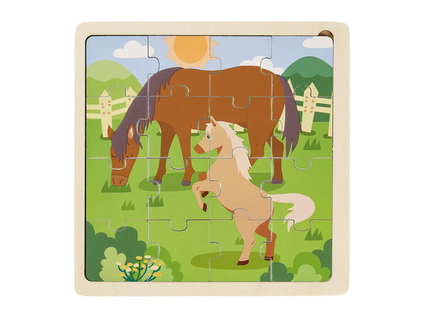 Bild 3 von Playtive Holzpuzzle, 17-teilig