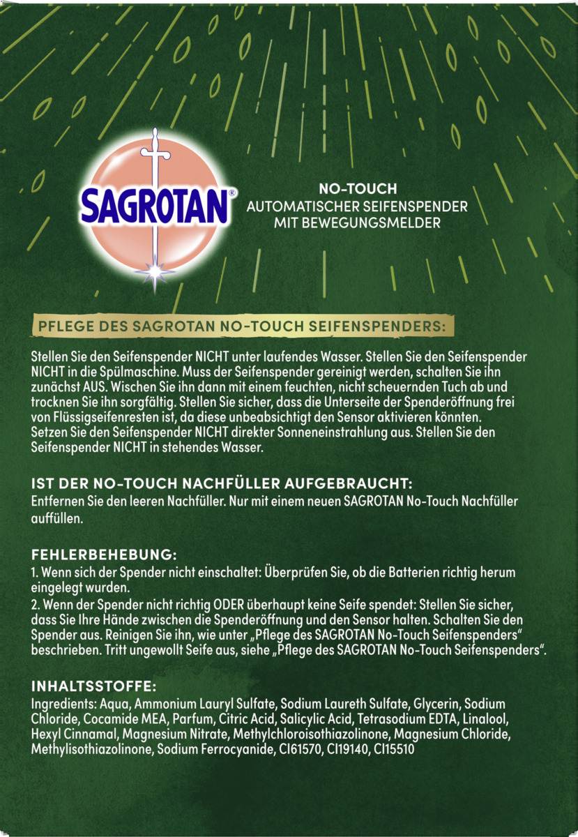 Bild 4 von Sagrotan No-Touch Automatischer Seifenspender Starterset Summer Nights