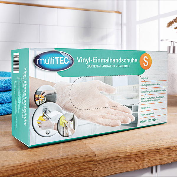Bild 1 von Multitec Vinyl-Handschuhe 100er-Pack