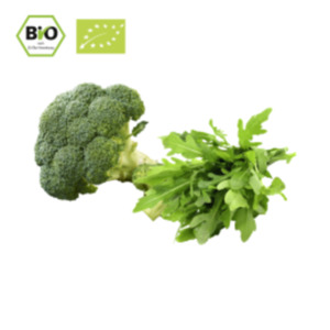 Deutschland Bio Rucola oder Bio Broccoli