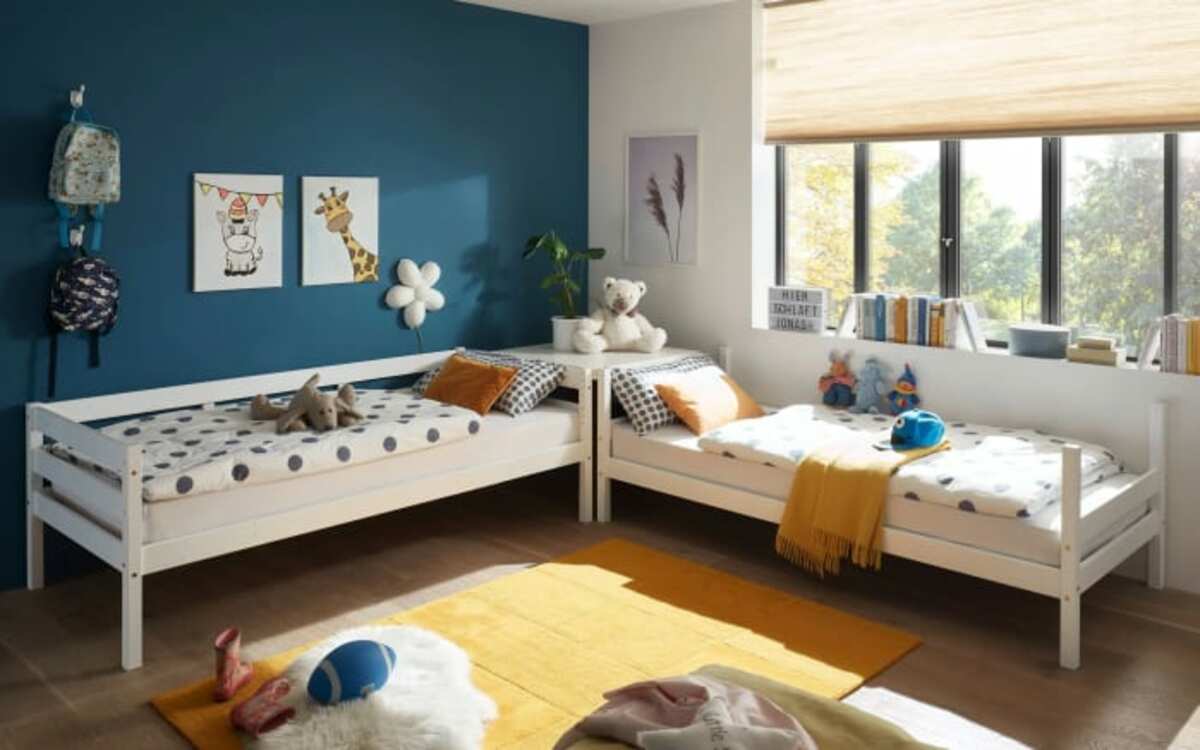 Bild 3 von Etagenbett Moritz, Kiefer weiß Wachs, Liegeflächen je 90 x 200 cm