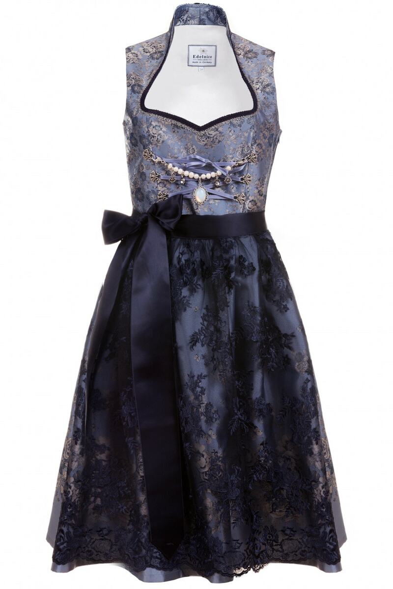 Bild 1 von Midi Dirndl 2-teilig Stehkragen Adriana