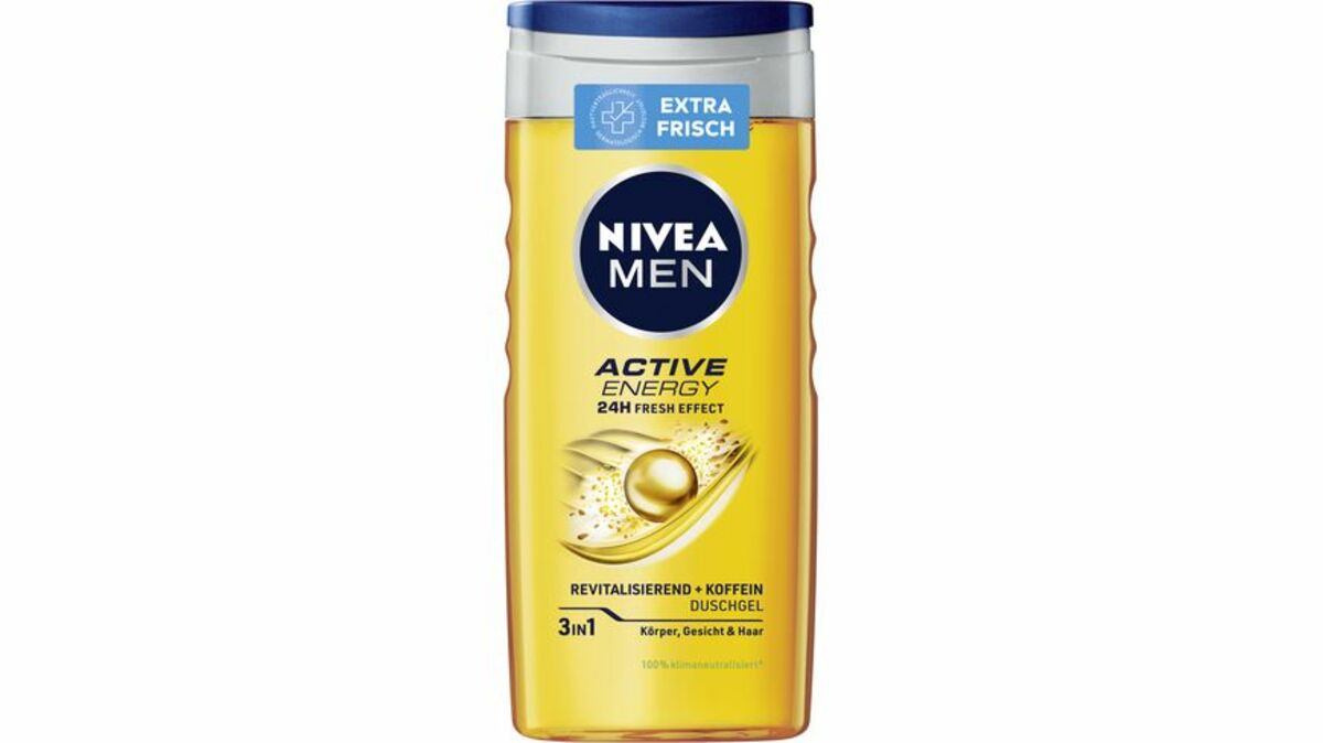 Bild 1 von NIVEA MEN Duschgel Active Energy 24 H fresh effect 3 in 1