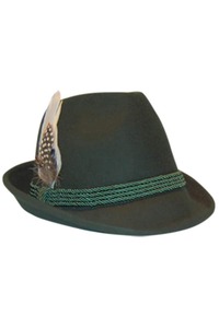 Damen Tiroler Hut grün