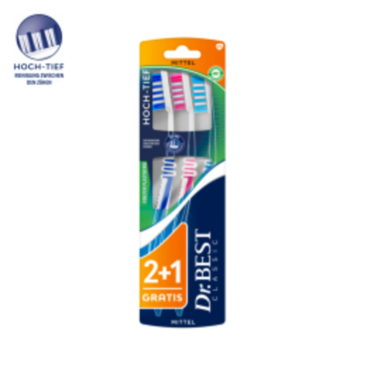 Bild 1 von Dr. Best Hoch-Tief-Zahnbürste