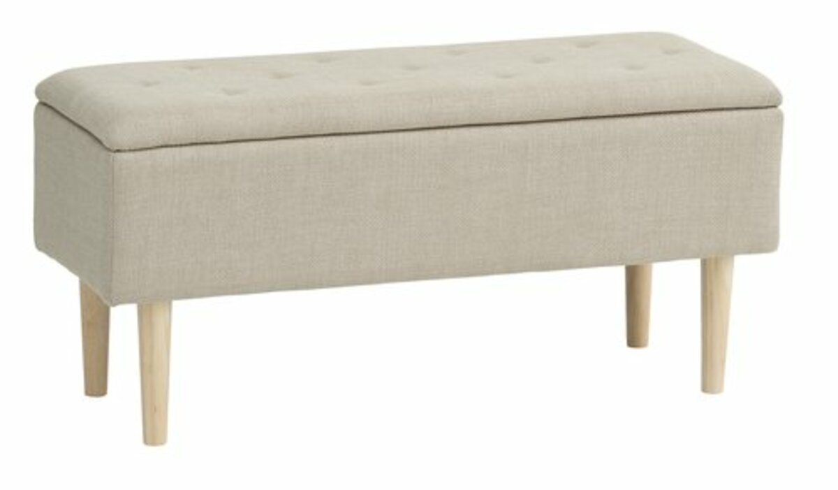 Bild 1 von Sitzbank BADSTED m/Stauraum Stoff beige