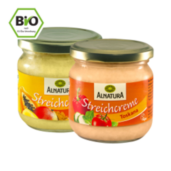 Bild 1 von Alnatura Streichcreme Toskana oder Curry Mango