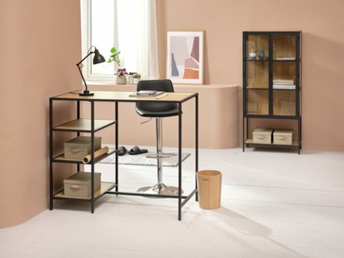 Bild 2 von Barstuhl BROAGER schwarzes Kunstleder/chrom