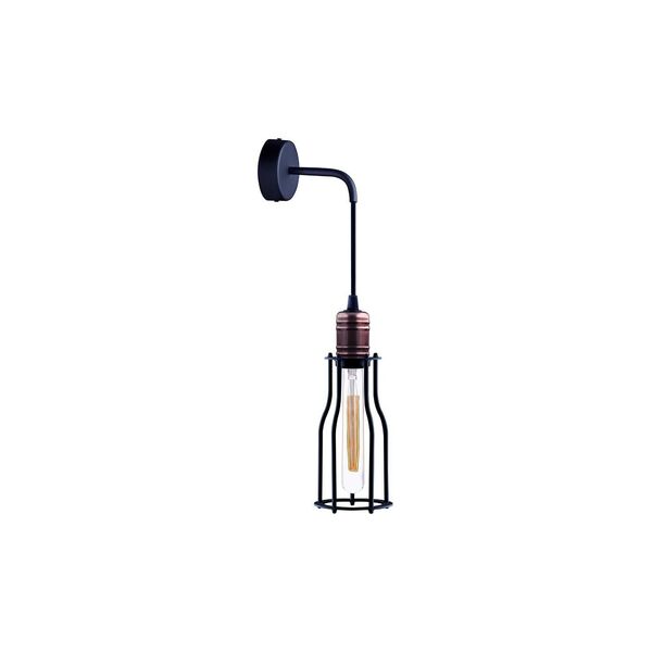 Bild 1 von Work 10 Wandleuchte im Vintage-Look Schwarz & Kupfer