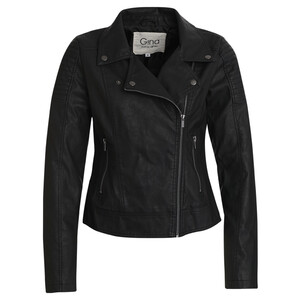 Damen Bikerjacke aus Lederimitat
