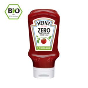 Heinz Bio Tomatenketchup oder Ketchup ohne Zucker & Salz