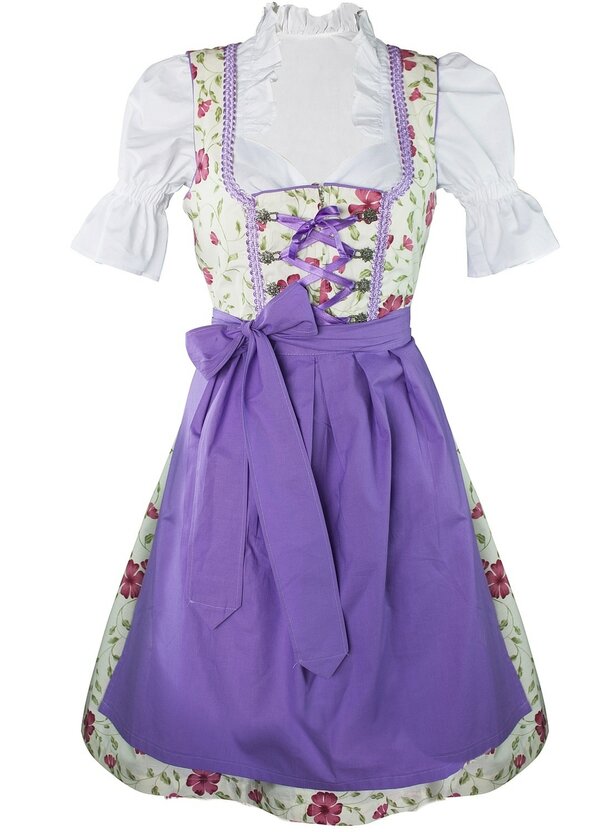 Bild 1 von Mini Dirndl 3-teilig Blumen