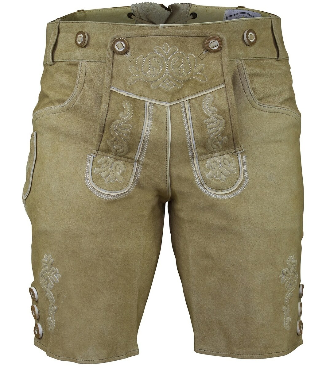 Bild 1 von Kurze Trachtenlederhose Ziegenvelour Wildbock