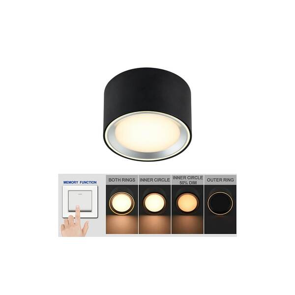 Bild 1 von LED Aufbauleuchte Moodmaker S Dimmbar Schwarz