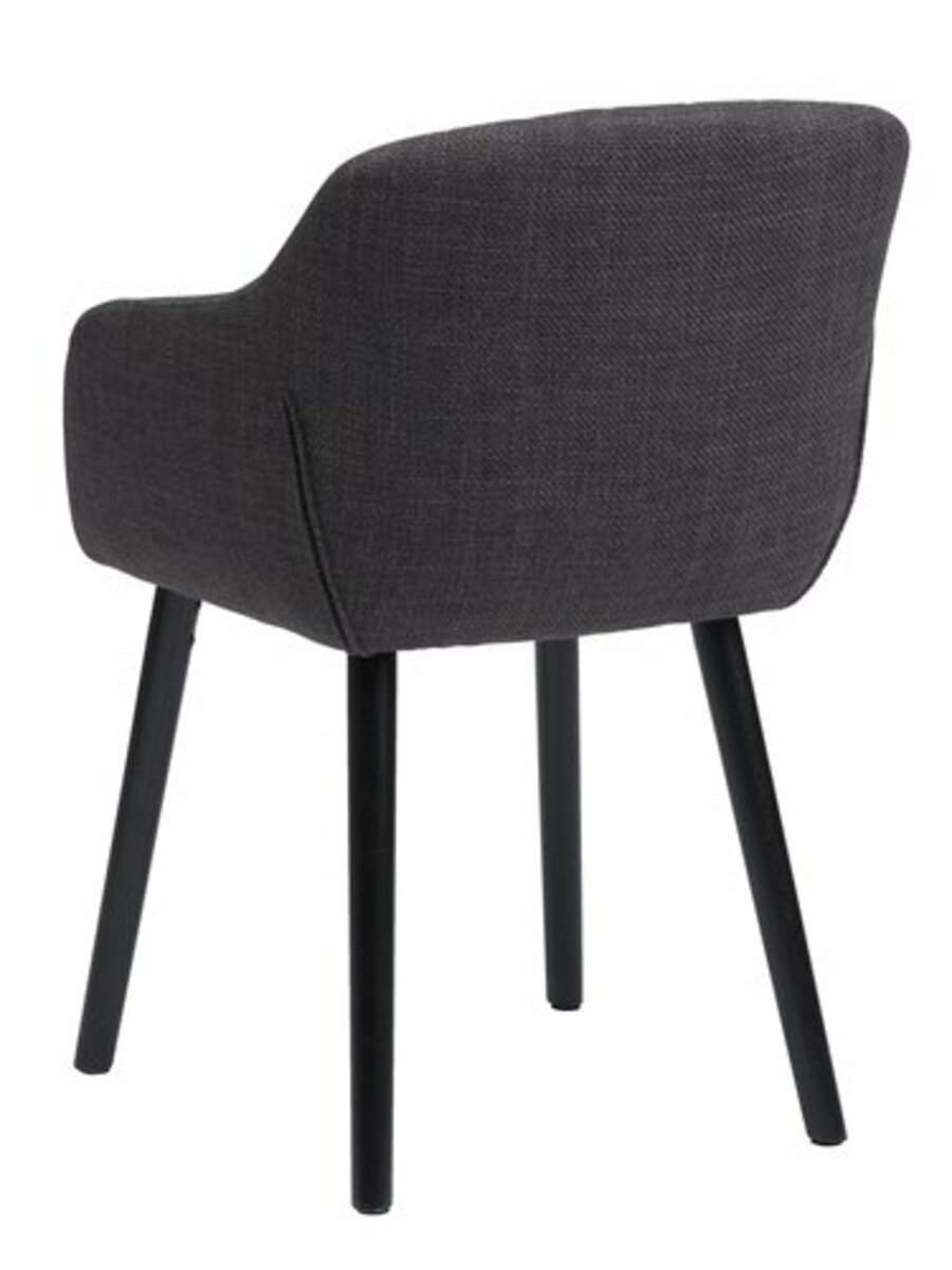 Bild 4 von Esszimmerstuhl ADSLEV anthrazitgrauer Stoff/schwarz