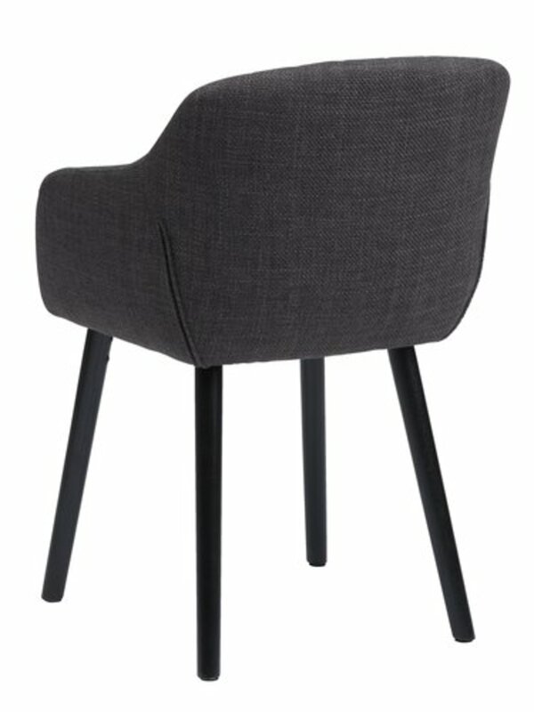 Bild 4 von Esszimmerstuhl ADSLEV anthrazitgrauer Stoff/schwarz