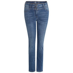 Damen Slim-Jeans mit zwei Knöpfen