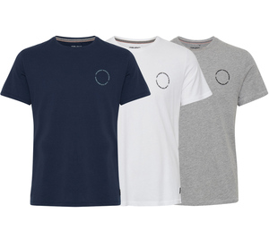 BLEND Tee Herren Baumwoll-T-Shirt nachhaltiges Kurzarm-Shirt 20712057 verschiedene Farben