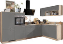 Bild 1 von Express Küchen Winkelküche »Scafa«, mit E-Geräten, vormontiert, mit Vollauszügen und Soft-Close-Funktion, Stellbreite 305 x 185 cm