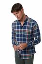 Bild 1 von JIMMY SANDERS Herren Holzfäller-Hemd Karo-Hemd mit Button-Down-Kragen Slim Fit Geoff Navy