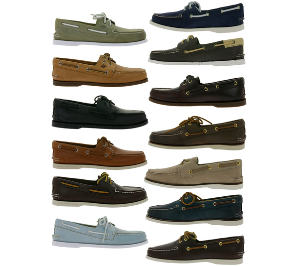 SPERRY Authentic Original 2-Eye Leather Bootsschuhe Für Herren Oder Damen Echtleder-Halbschuhe