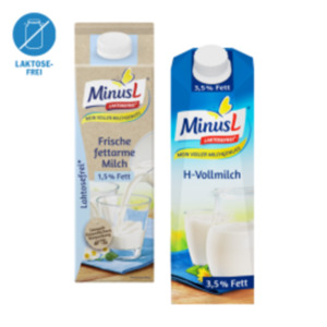 MinusL H-Milch 1,5/3,5 % Fett oder Frischmilch 1,5 % Fett