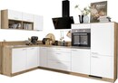 Bild 1 von Express Küchen Winkelküche »Scafa«, ohne E-Geräte, vormontiert, mit Vollauszügen und Soft-Close-Funktion, Stellbreite 305 x 185 cm