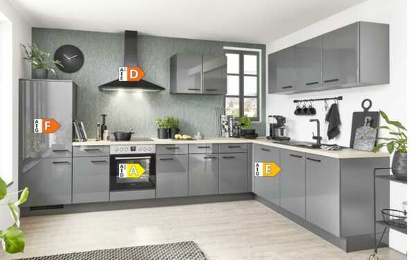 Bild 4 von Nobilia - Einbauküche Flash, schiefer, inkl. Elektrogeräte