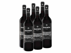 6 x 0,75-l-Flasche Weinpaket Hachón Ribera del Duero DO Reserva trocken, Rotwein