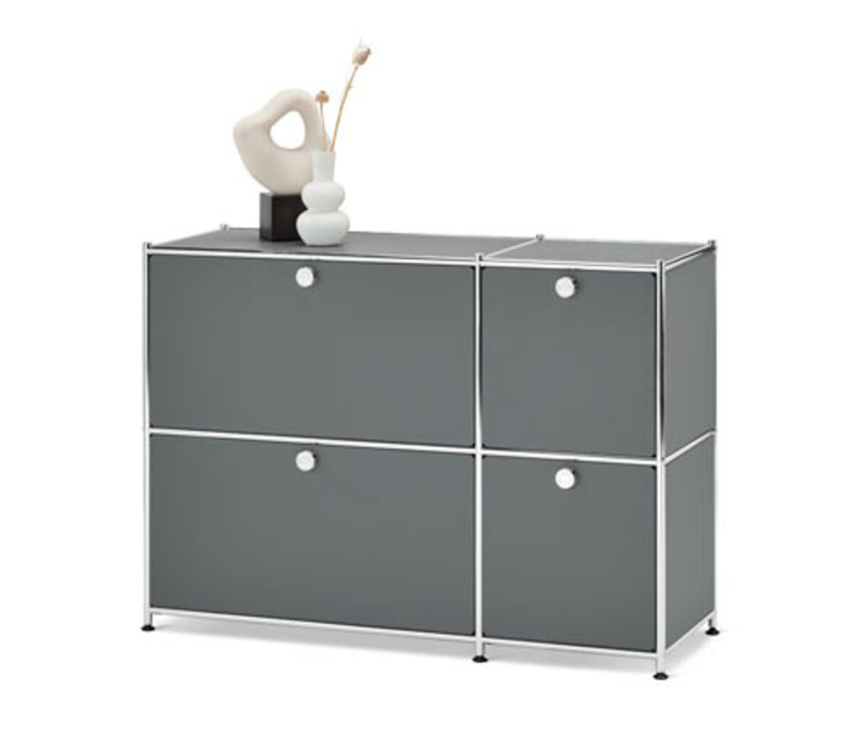 Bild 1 von Sideboard »CN3« mit 4 Klappen, grau