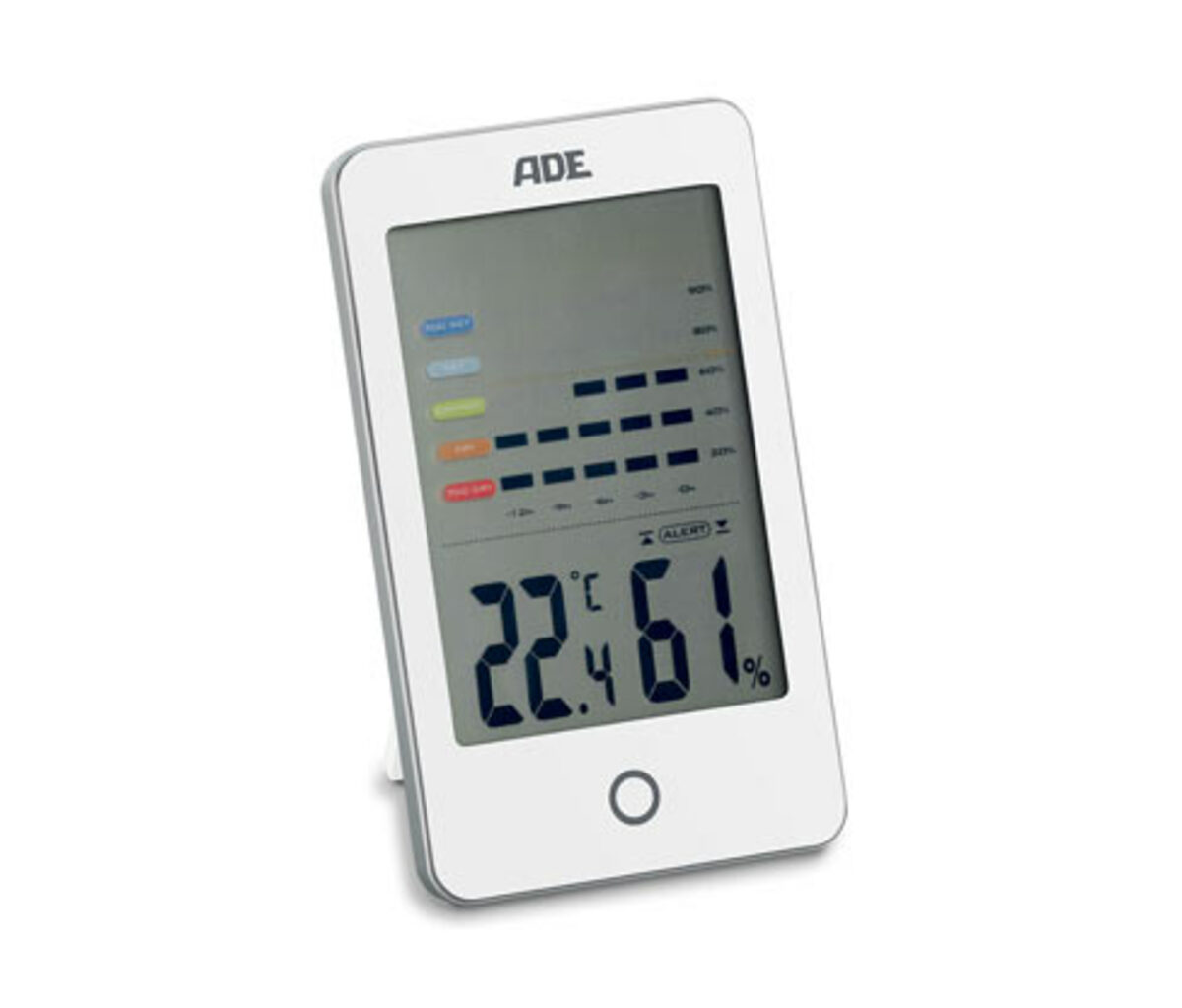Bild 1 von Digitales Hygrometer mit Schimmelalarm, weiß
