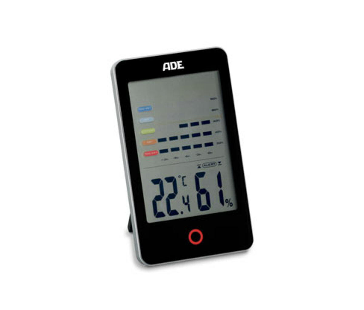 Bild 1 von Digitales Hygrometer mit Schimmelalarm, schwarz