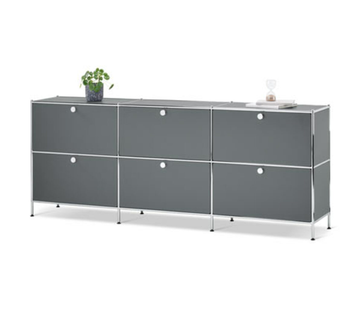 Bild 1 von Sideboard »CN3« mit 6 Klappen, grau