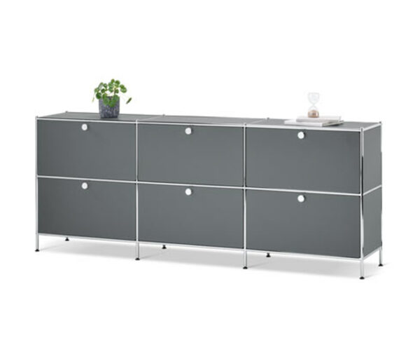 Bild 1 von Sideboard »CN3« mit 6 Klappen, grau