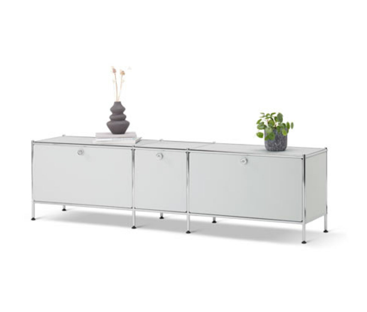 Bild 1 von Lowboard »CN3« mit 3 Klappen, weiß