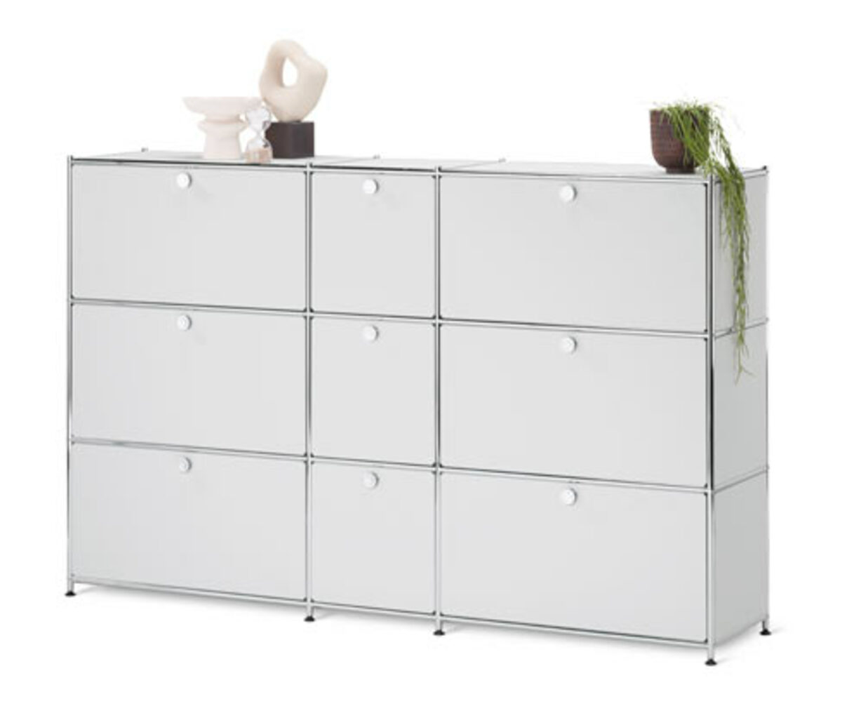 Bild 1 von Kommode »CN3« mit 9 Klappen, weiß