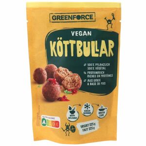 GREENFORCE Veganer Köttbullar Mix