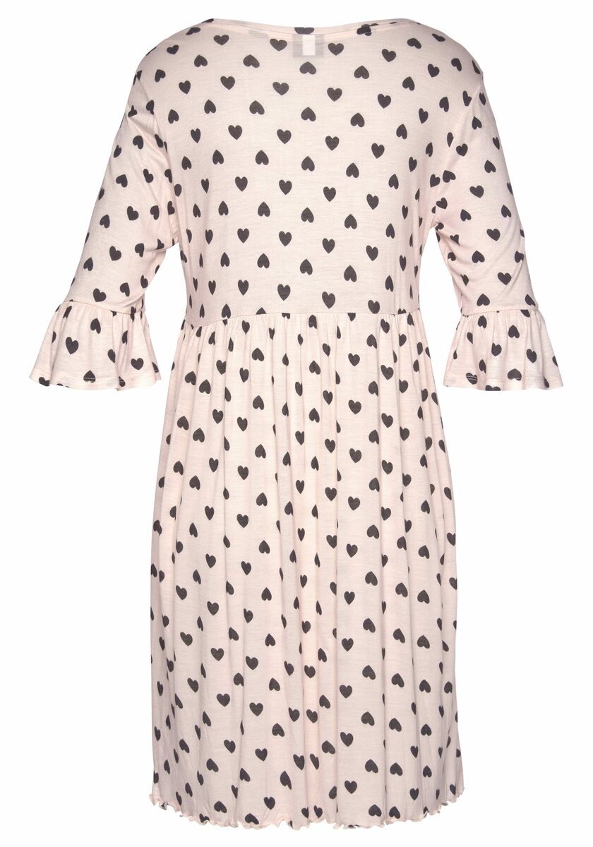 Bild 2 von Vivance Dreams Nachthemd mit Kräuselsäumen