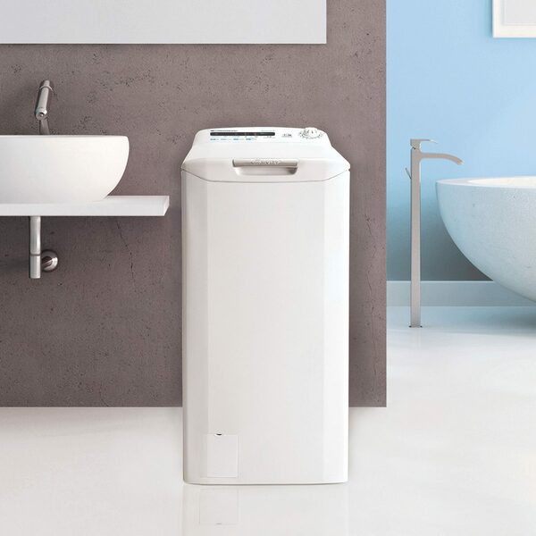 Bild 3 von Candy Waschmaschine Toplader CSTG 272DVET/1-S, 7 kg, 1200 U/min, NFC-Technologie, Symbolblende, 17 Programme