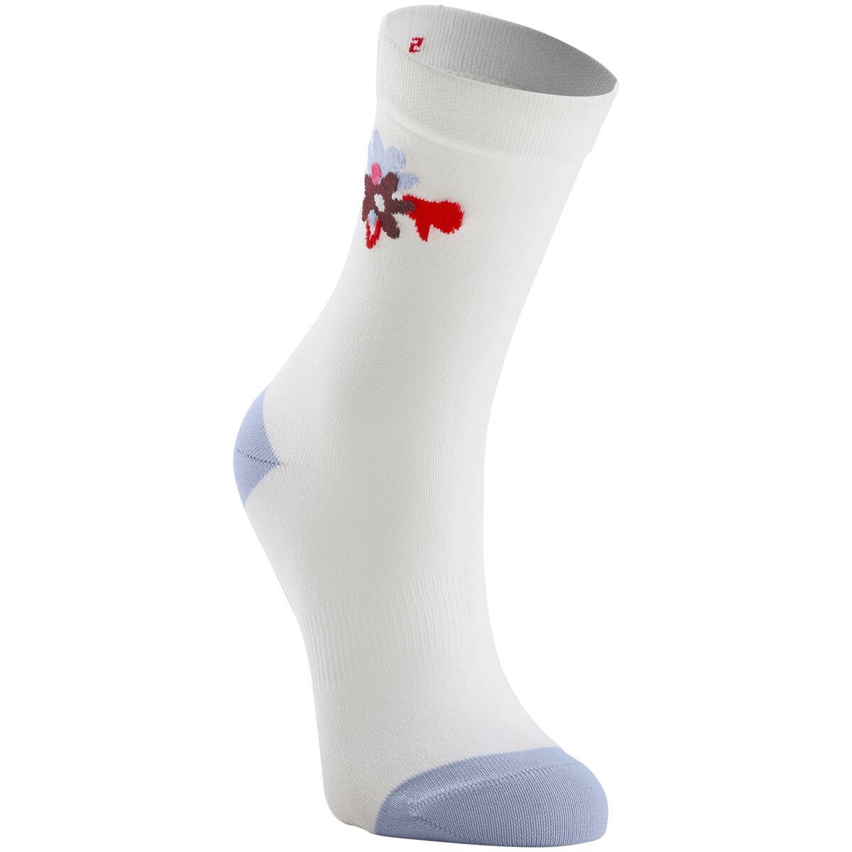 Bild 1 von Fahrradsocken RR 500 weiss/lila