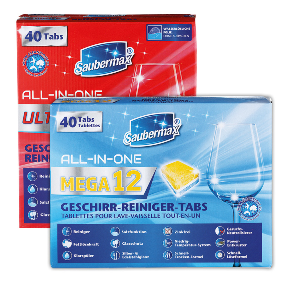 Bild 1 von Saubermax Geschirrreinigertabs