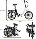 Bild 4 von VECOCRAFT E-Bike E-Pax 20Zoll, 7 Gang Shimano Schaltwerk, Kettenschaltung, Heckmotor 250,00 W