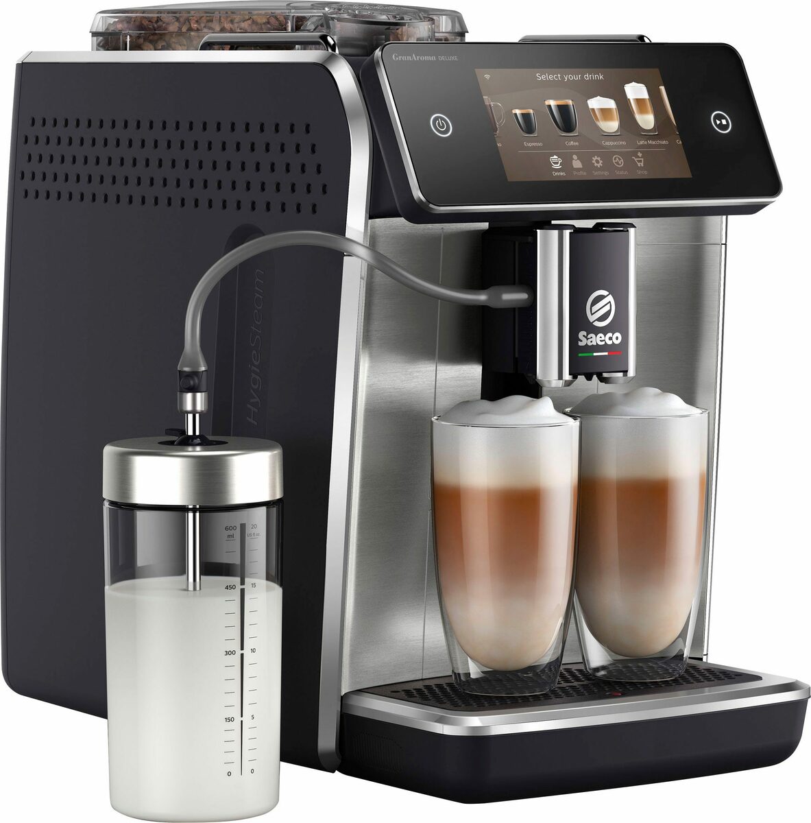 Bild 2 von Saeco Kaffeevollautomat Saeco GranAroma Deluxe SM6685/00, 15-Teiliges Pflegeset für die ersten 6 Monate im Wert von UVP 49,99€