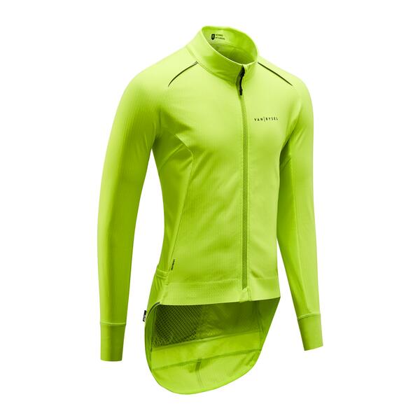 Bild 1 von Fahrradjacke langarm Rennrad Winter Herren Racer gelb