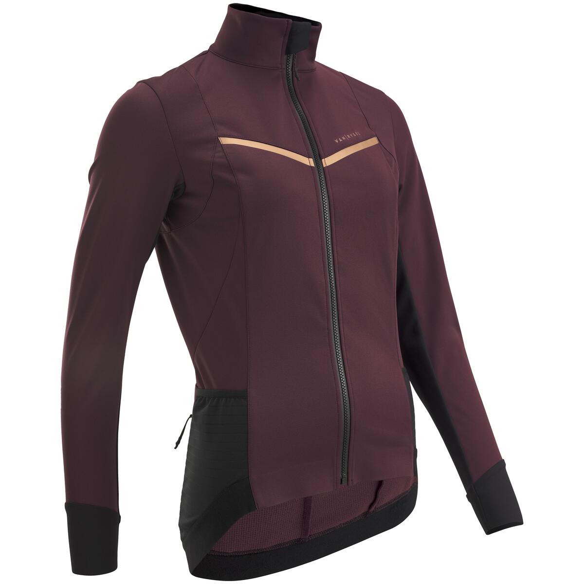 Bild 1 von Fahrradjacke Rennrad Winter RCR Damen dunkelrot