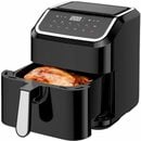 Bild 1 von EUARY Heißluftfritteuse 5.5L XXL Ohne Öl Air Fryer 1600W Heizluft Fritteuse LED-Touchscreen, Airfryer Einstellbare Zeit/Temperaturregelung für Luftbraten, Braten