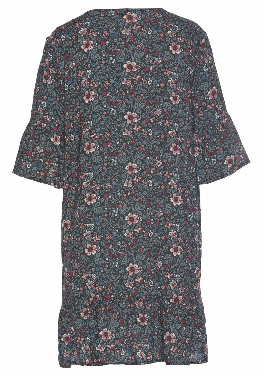 Bild 2 von s.Oliver Nachthemd im Allover-Muster mit Rüschensäumen